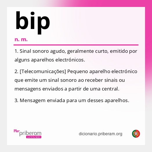 Significado de bip