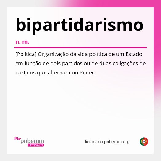 Significado de bipartidarismo