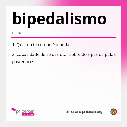 Significado de bipedalismo