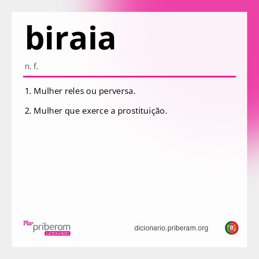 Significado de biraia