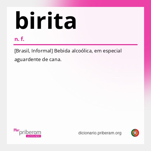 Significado de birita