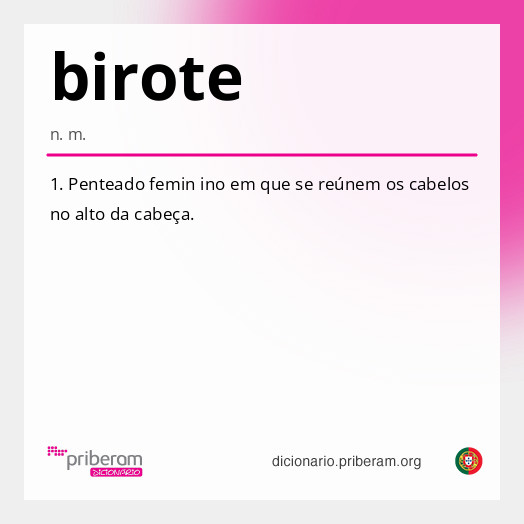Significado de birote