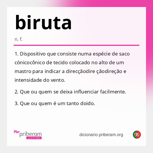 Significado de biruta