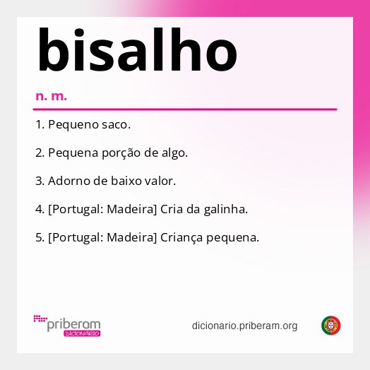 Significado de bisalho