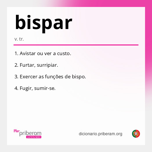 Significado de bispar