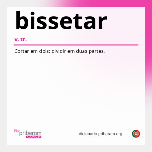 Significado de bissetar