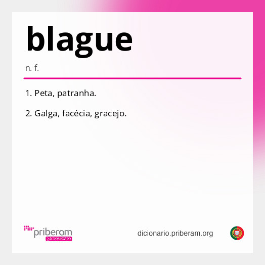 Significado de blague