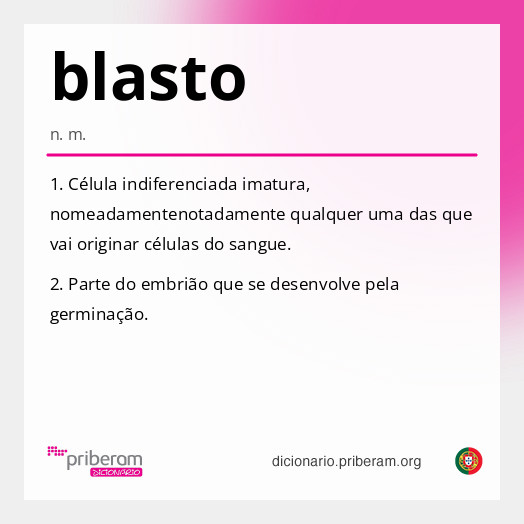 Significado de blasto