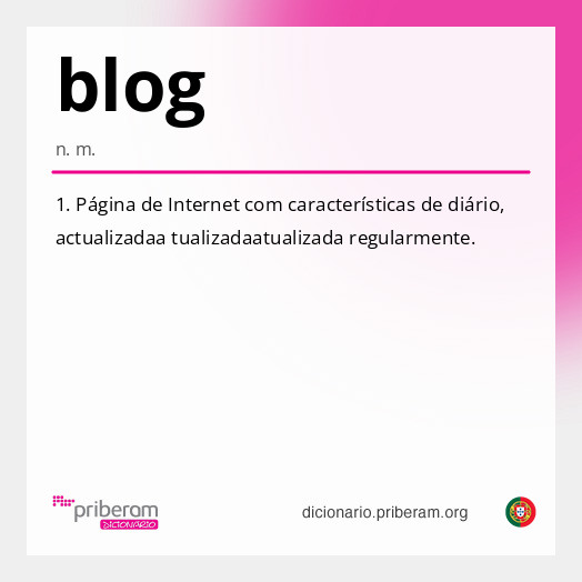 Significado de blog