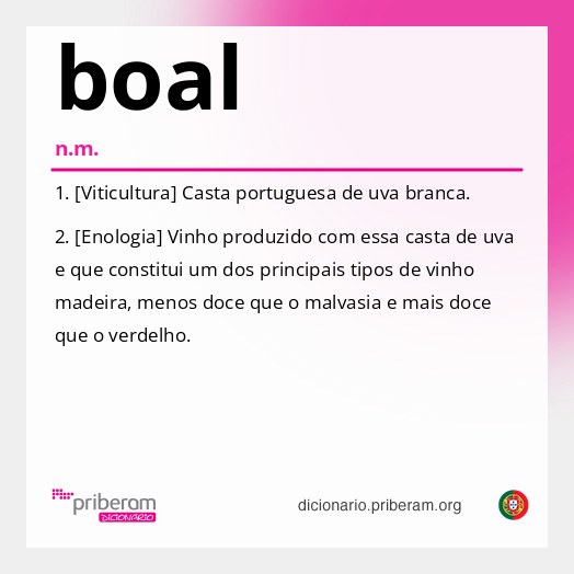 Significado de boal