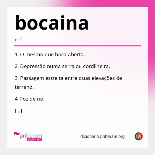 Significado de bocaina