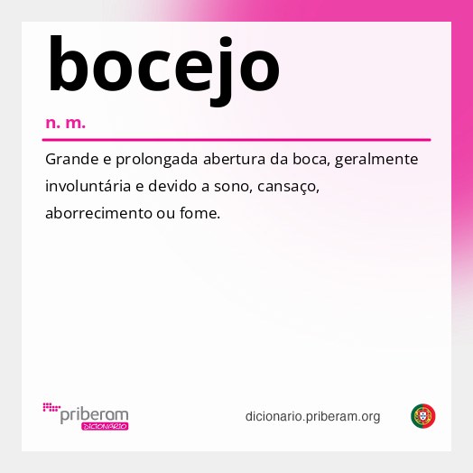 Significado de bocejo