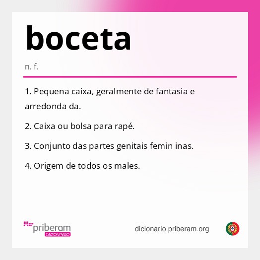 Significado de boceta