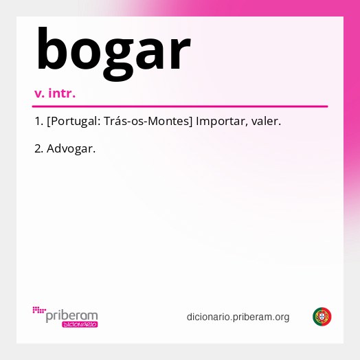 Significado de bogar