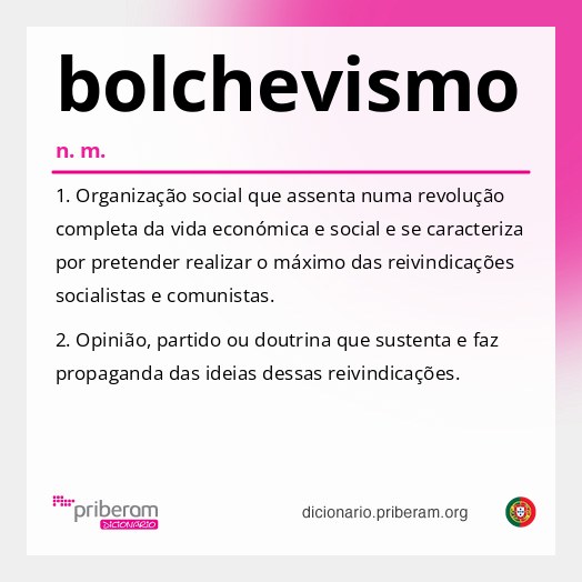 Significado de bolchevismo