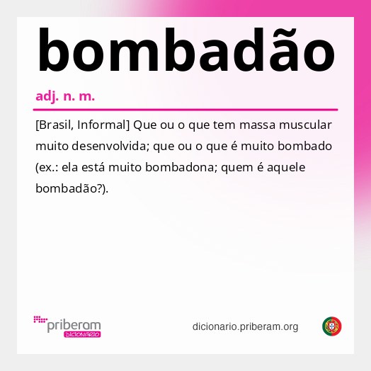 Significado de bombadão