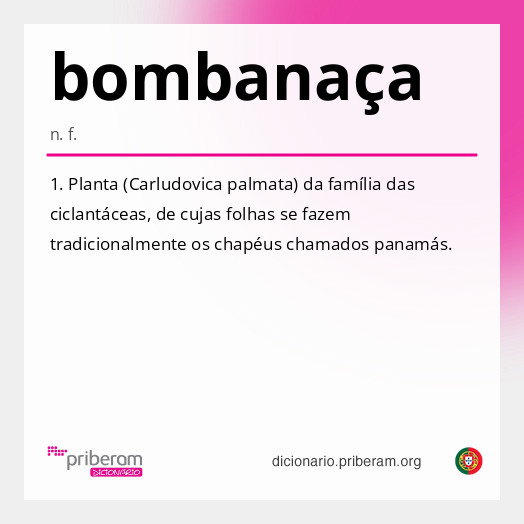 Significado de bombanaça