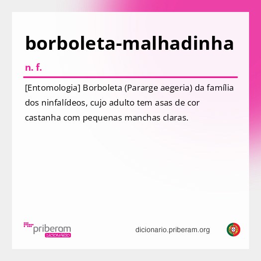 Significado de borboleta-malhadinha
