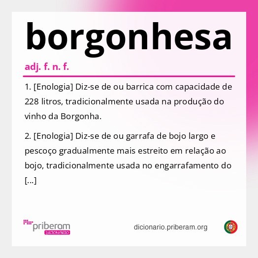 Significado de borgonhesa