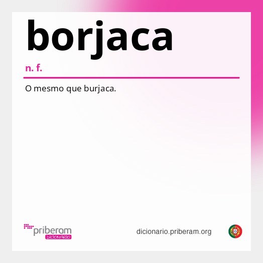 Significado de borjaca