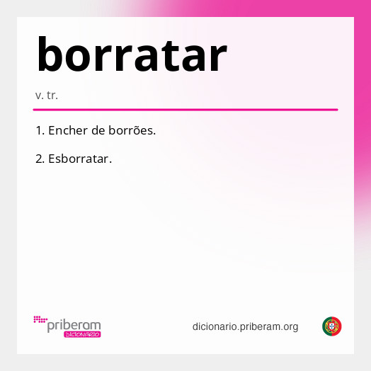 Significado de borratar