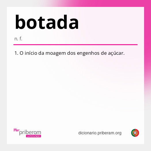 Significado de botada