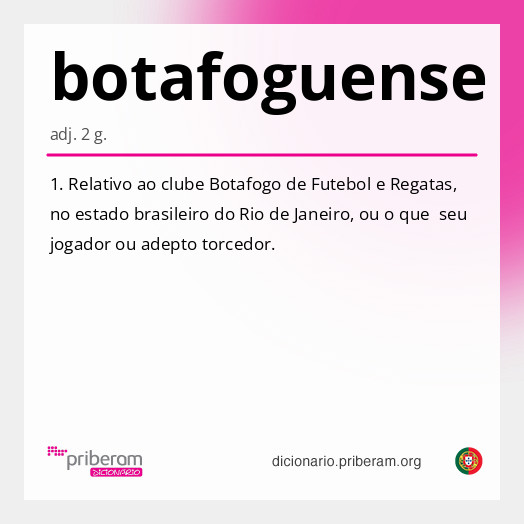 Significado de botafoguense