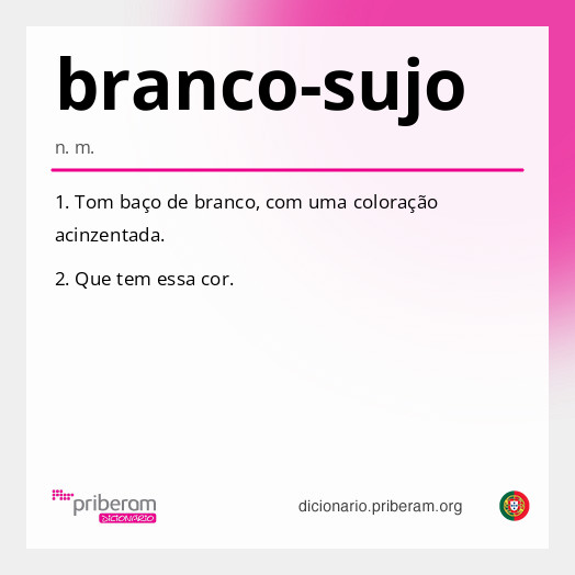 Significado de branco-sujo