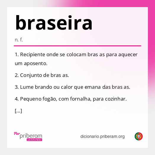 Significado de braseira