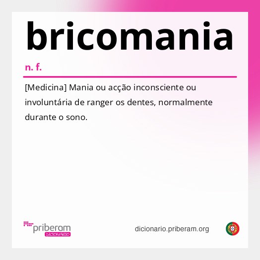 Significado de bricomania