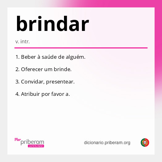 Significado de brindar