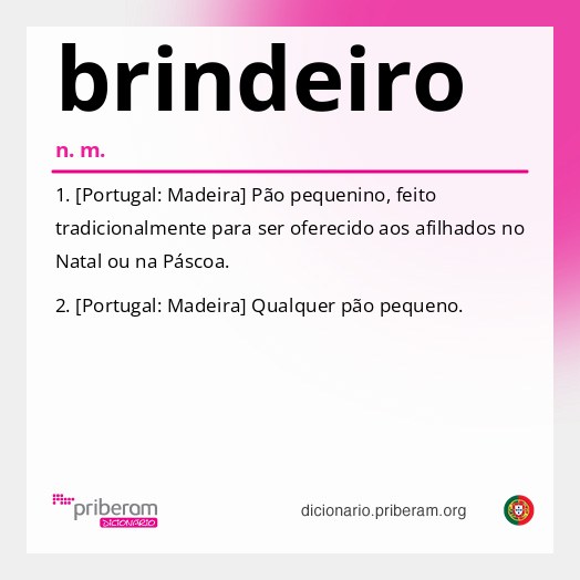 Significado de brindeiro