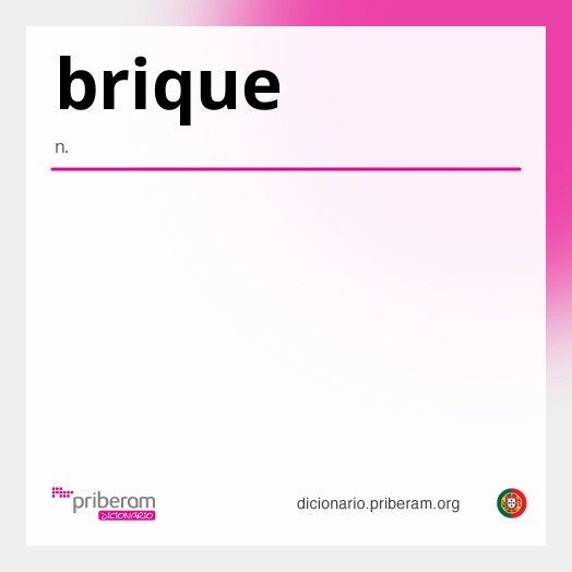 Significado de brique