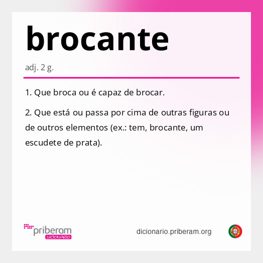 Significado de brocante