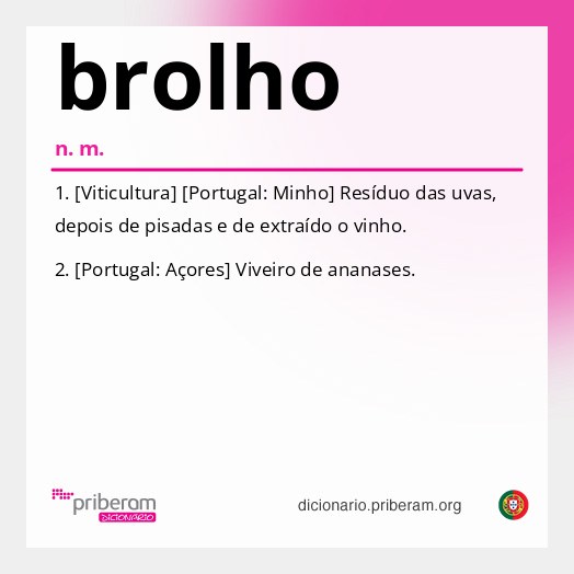 Significado de brolho