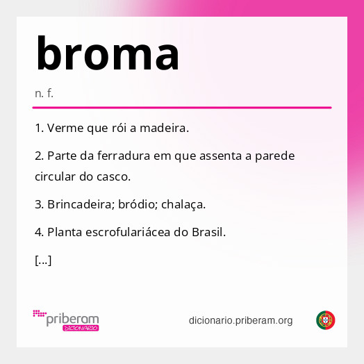 Significado de broma