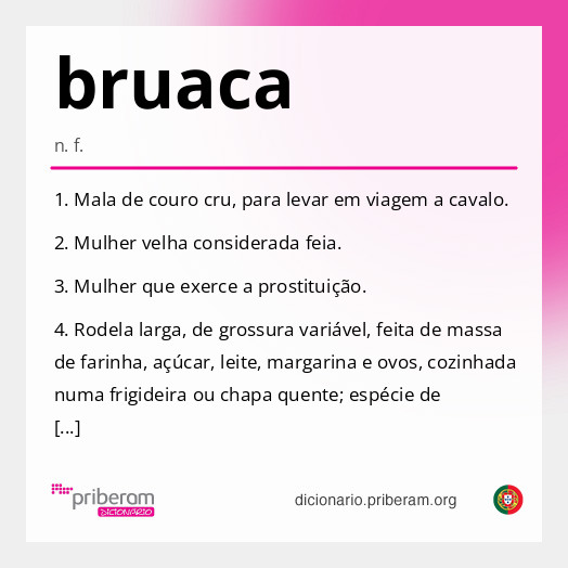 Significado de bruaca