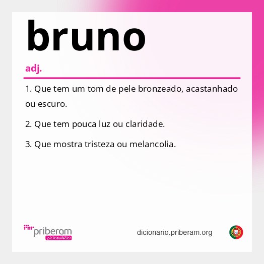 Significado de bruno
