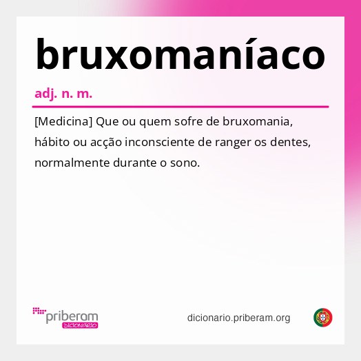 Significado de bruxomaníaco