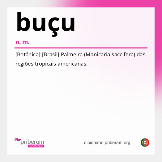 Significado de buçu