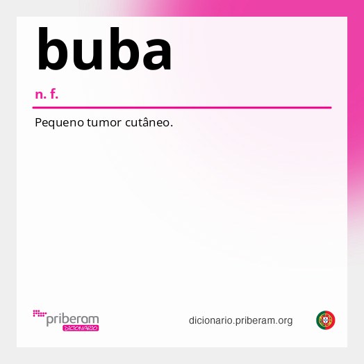Significado de buba