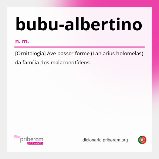 Significado de bubu-albertino