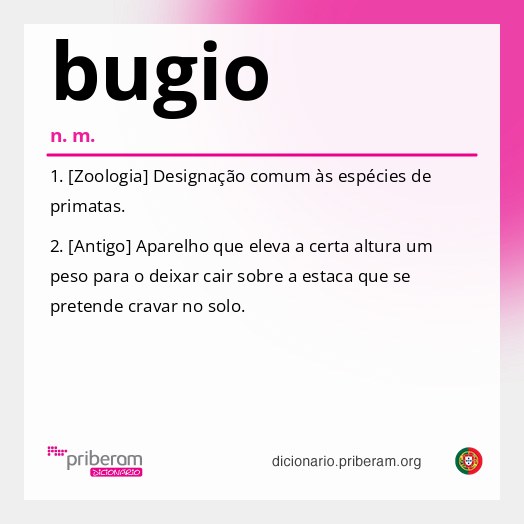 Significado de bugio