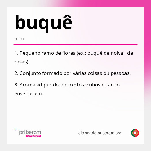 Significado de buquê