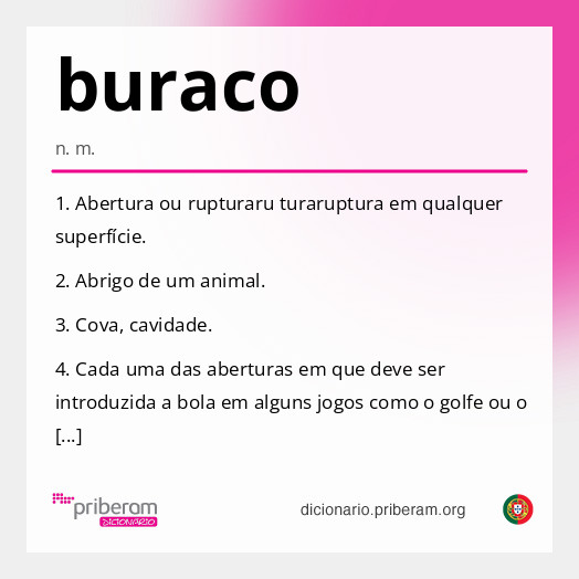 Significado de buraco