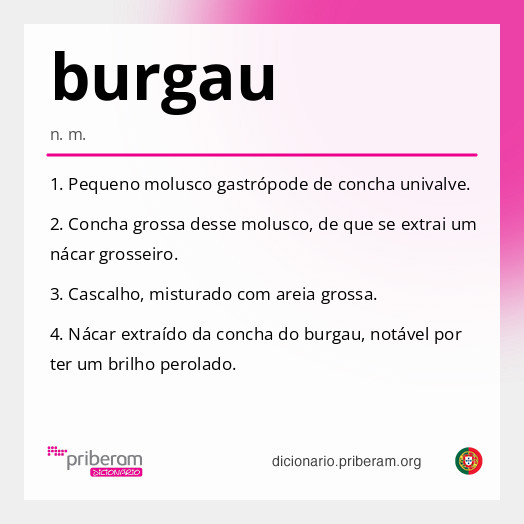 Significado de burgau