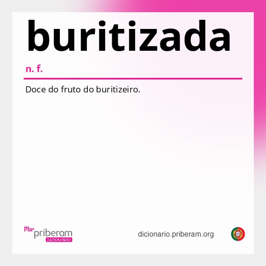 Significado de buritizada