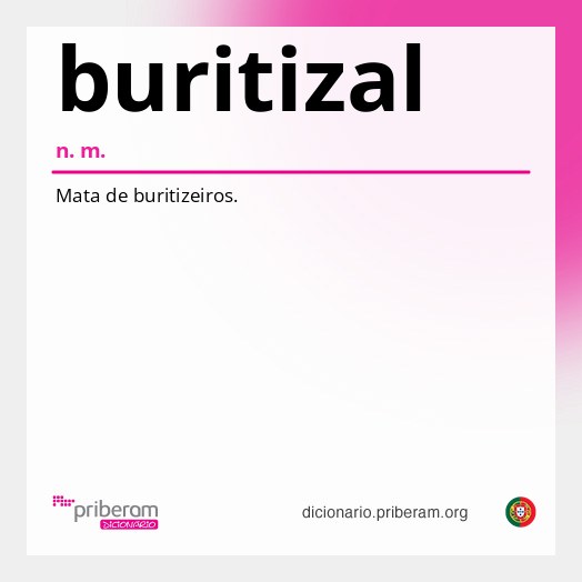Significado de buritizal
