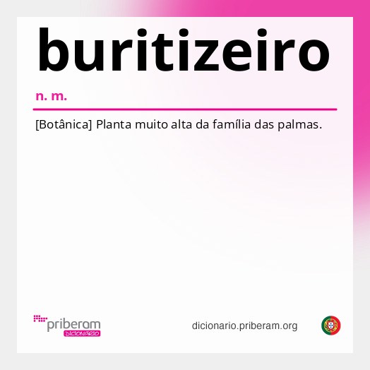 Significado de buritizeiro