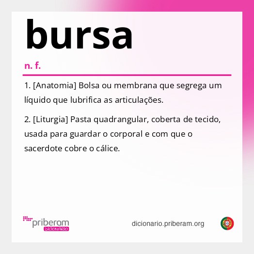 Significado de bursa